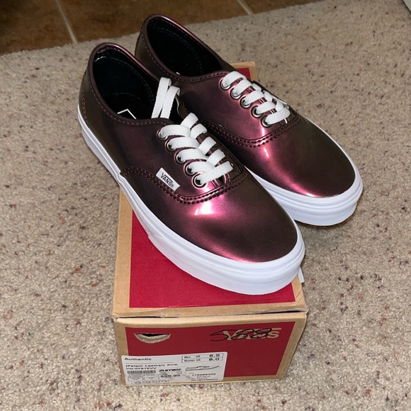 Vans authentic metallic pink patent 8 - Picture 1 of 5
